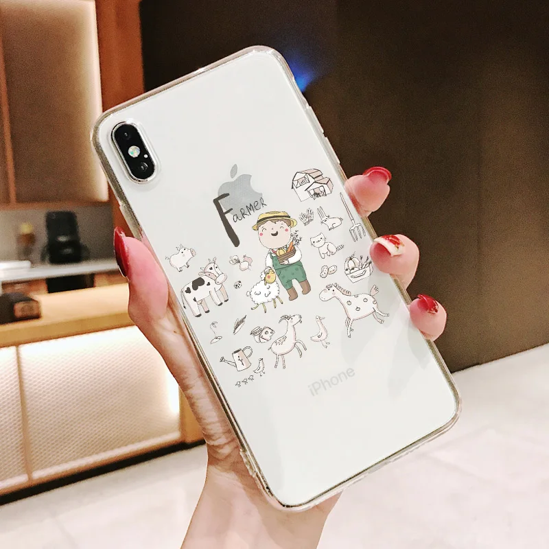 Силиконовый мягкий чехол для iPhone 11 11Pro X XS MAX 6 6s 7 8Plus 5 Φ SE XR 10 capa с изображением