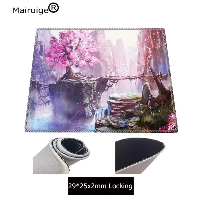 

MRGBEST Cherry Blossom Landscape Nature Petal Large Gaming Mouse Pad Computer pad Gamer Anime Desk Mat Xl Xxl