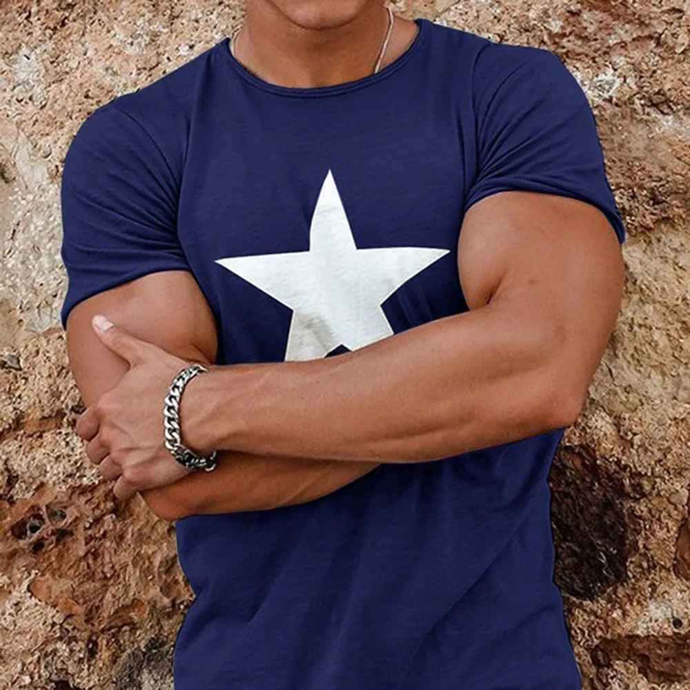 2020 футболки с принтом звезд летние унисекс круглым вырезом и коротким рукавом