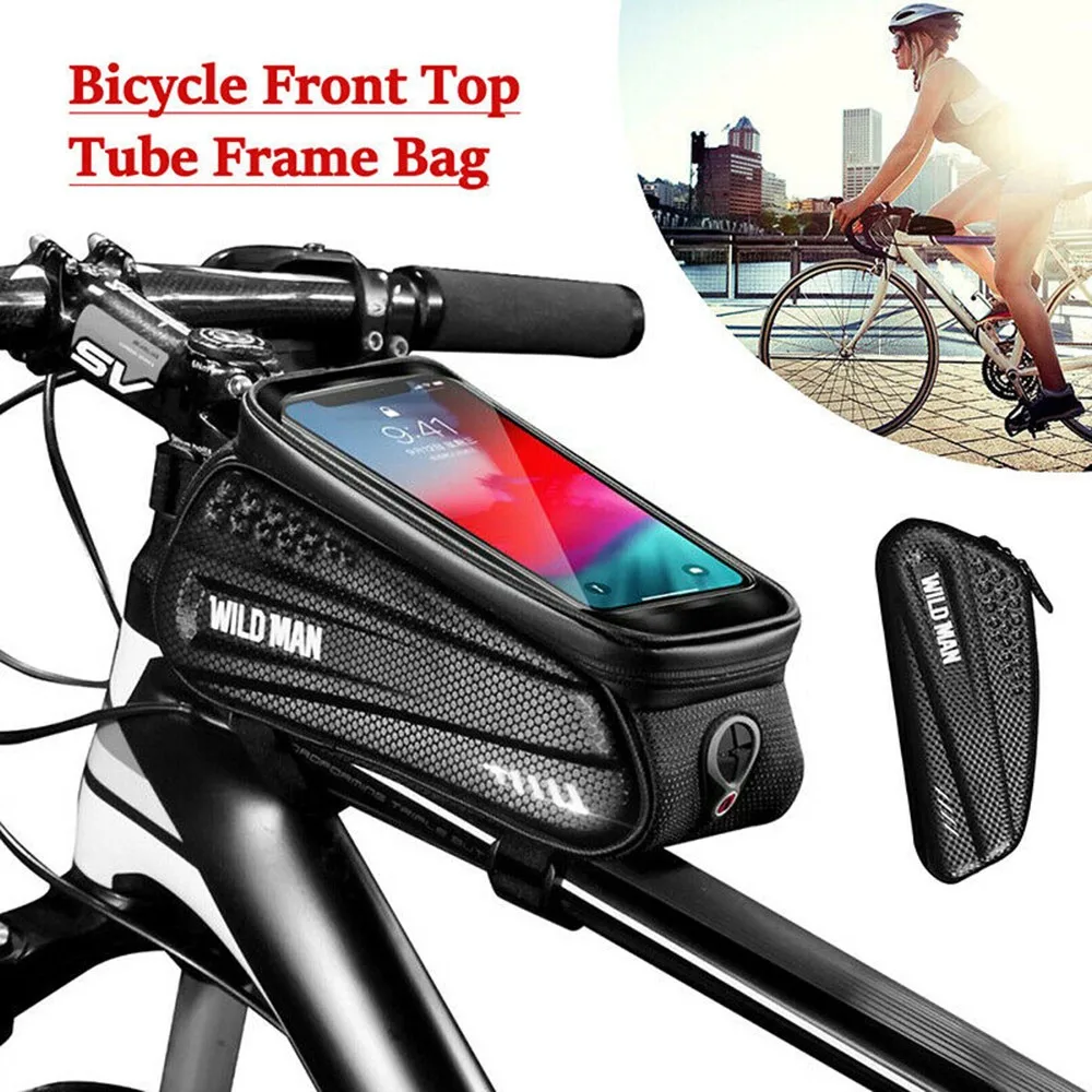 

Waterproof portable Bicycle phone Bag Large Capatity Bike Phone Holder Phone Bag Case Screen Touchscreen Bag Bike Accessories