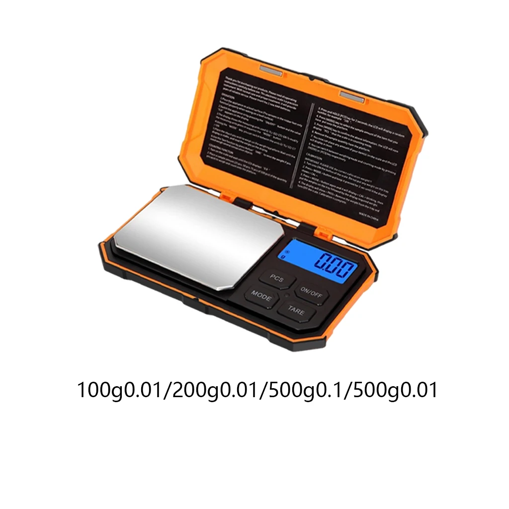 

Digital Pocket Scale 6 Units Conversion LCD Backlit Display Mini Scale for Jewelry Medicine Herb Powder