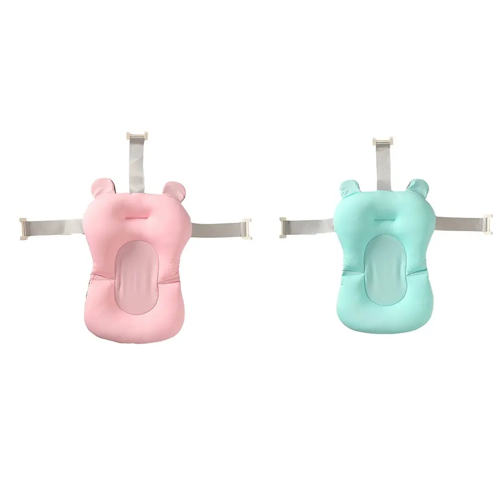 

Newborn Baby Bath Tub Seat Mat Baby Shower Air Cushion Bed Non-Slip Bathtub Infant Safety Security Support Cushion Mats