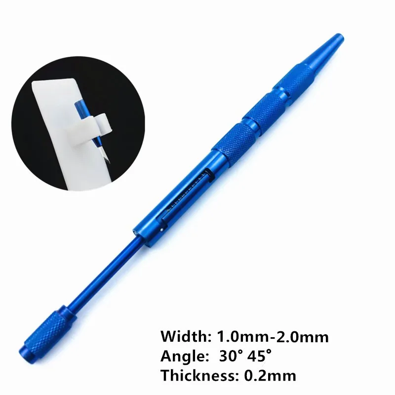 

Sapphire double edge blade for otolaryngology Ophthalmic Surgical Fine cut Instruments High sharpness