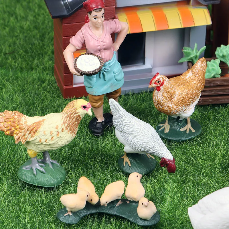 Экшн-фигурка Oenux Классическая ферма имитация для разделывания свиньи утки собака