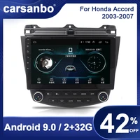 carsanbo 10 1 inch radio 2 din 32g android 9 0 navigation gps car radio multimedia for honda accord audio touch screen for cars