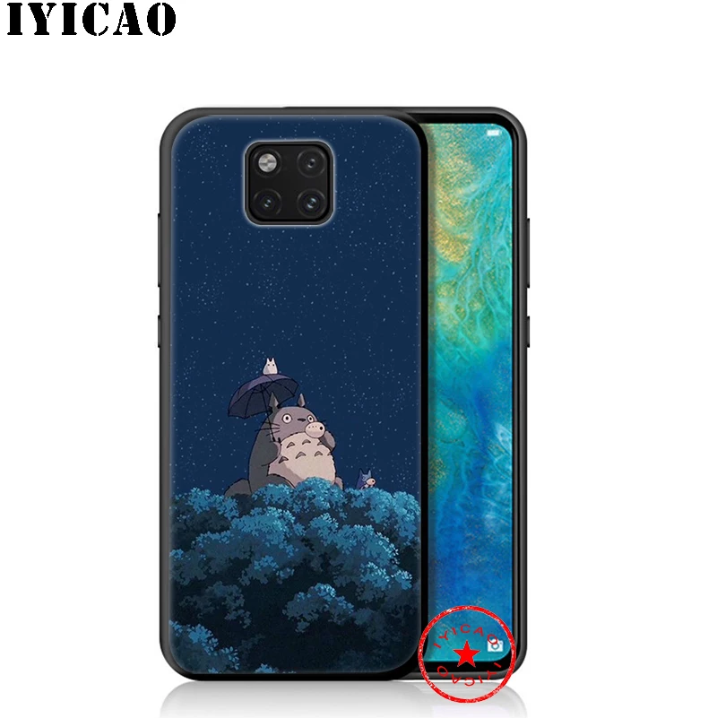 IYICAO My Neighbor Totoro Soft Case for Huawei P30 P20 P10 P9 P8 P Smart Z Plus 2019 Lite Pro 2018 2017 2016 TPU |