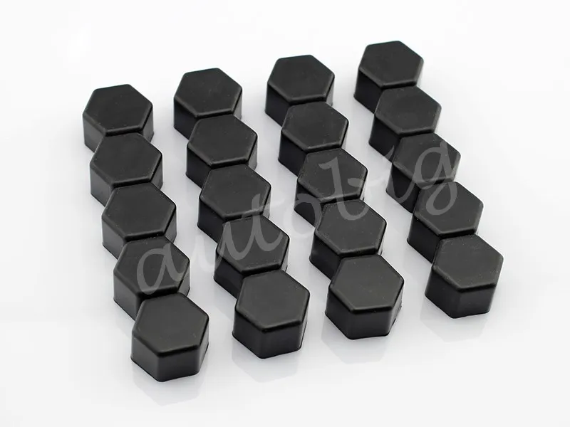 Черные Стильные автомобильные аксессуары колпачки для болтов и колесных шин