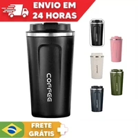 new double wall stainless steel vacuum flasks car thermo travel mug portable thermoses portable drinkware coffee tea thermocup