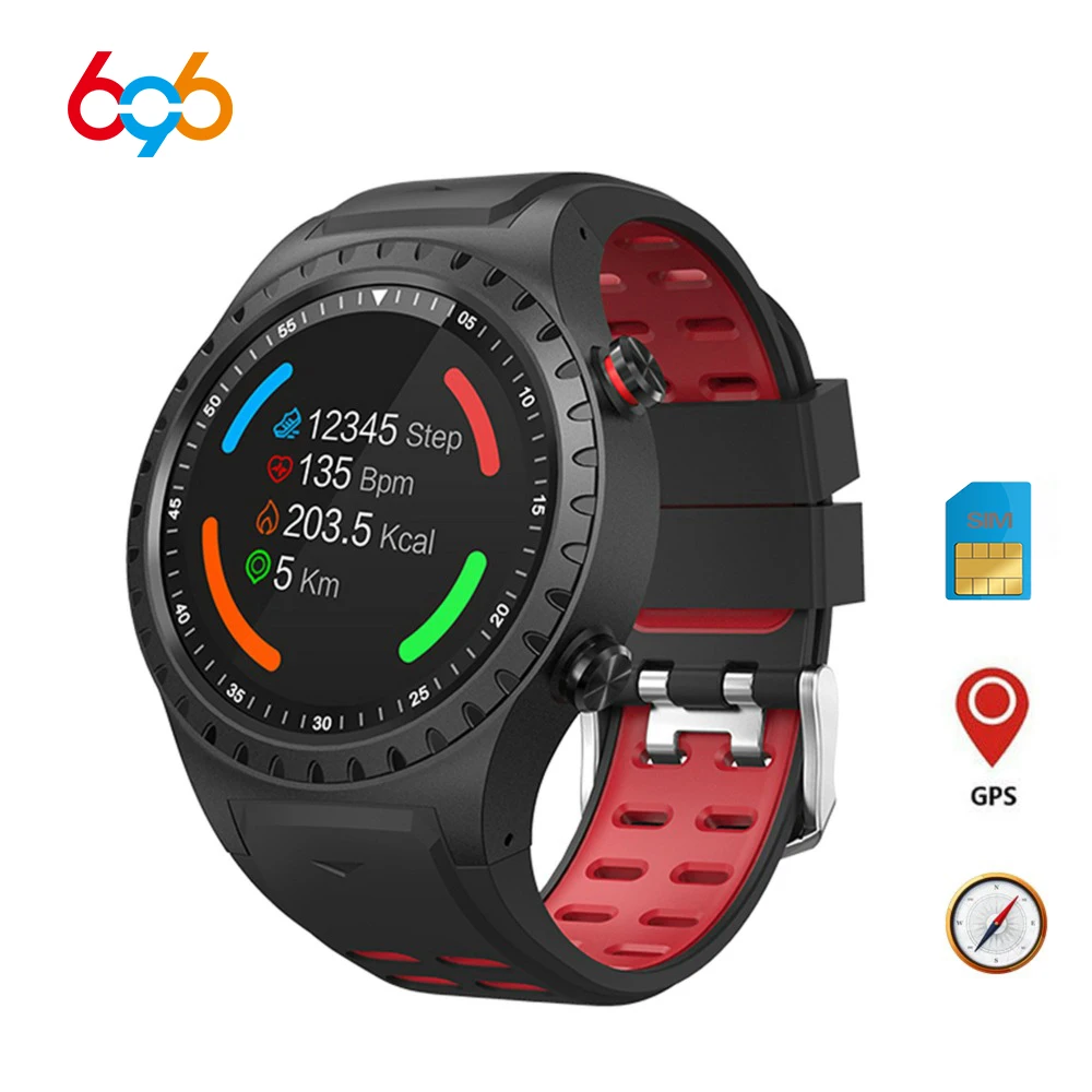 696 M1 Смарт-часы Поддержка sim-карты Bluetooth Вызов компас с GPS часы IP67