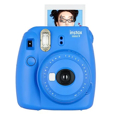 Deep Blue Оригинальная фотокамера Fujifilm Fuji Instax Mini 9+ 20 листов пленки Fujifilm Instax Mini 8/9 - Цвет: Deep Blue
