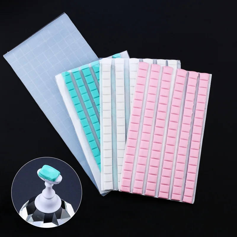 

Клеевая глина, клей для накладных ногтей, светло-голубая, розовая, белая, многоразовая, для демонстрации ногтей