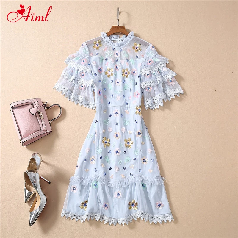 Женское винтажное платье с блестками модельное Дизайнерское черное банкетное