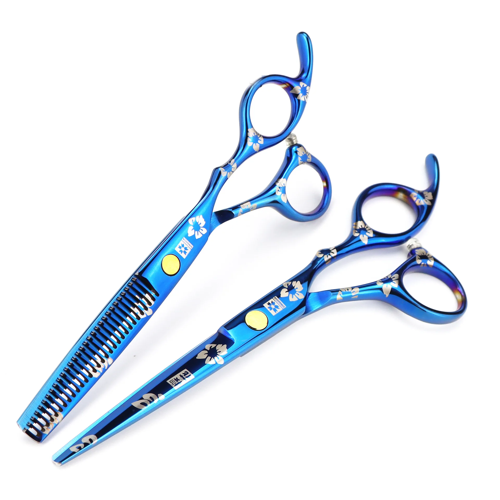 

6.0‘’ Sakura Professional Hairdressing Cutting Scissor Thinning Barber Hairdressing Hair Scissors Set Tools Japan Style Set