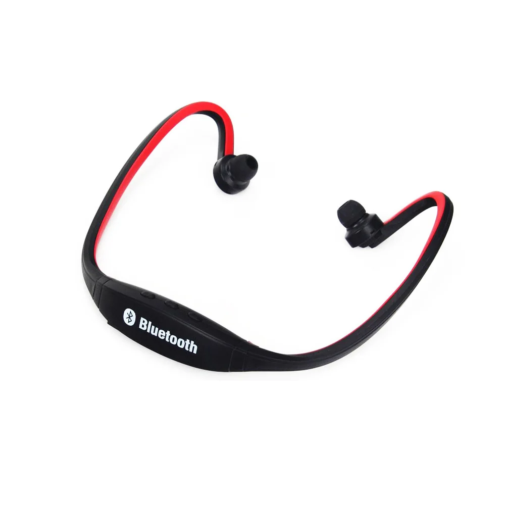 S9 беспроводные Bluetooth наушники с поддержкой TF/sd карты спортивные шейным ремешком