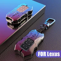 leather car key case cover shell for lexus es350 gs350 gs450h is250 rc350 nx200t nx300h lx570 accessories keychain car styling