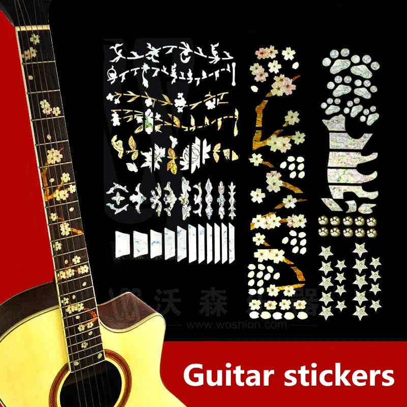 Электрическая акустическая гитара укулеле Fretboard Note Sticker грифельная доска шкала