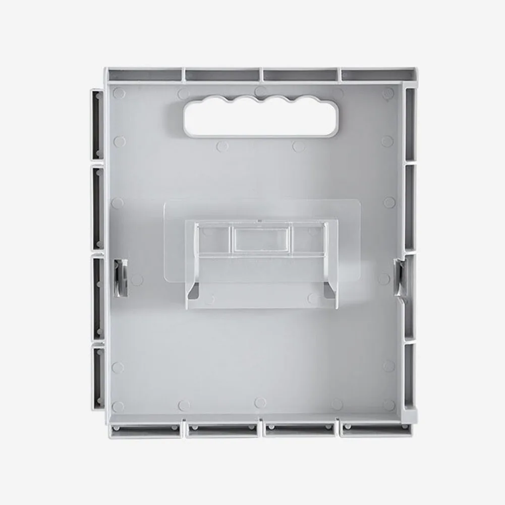 Пластиковый вертикальный штабелируемый стеллаж для обуви компактный хранения