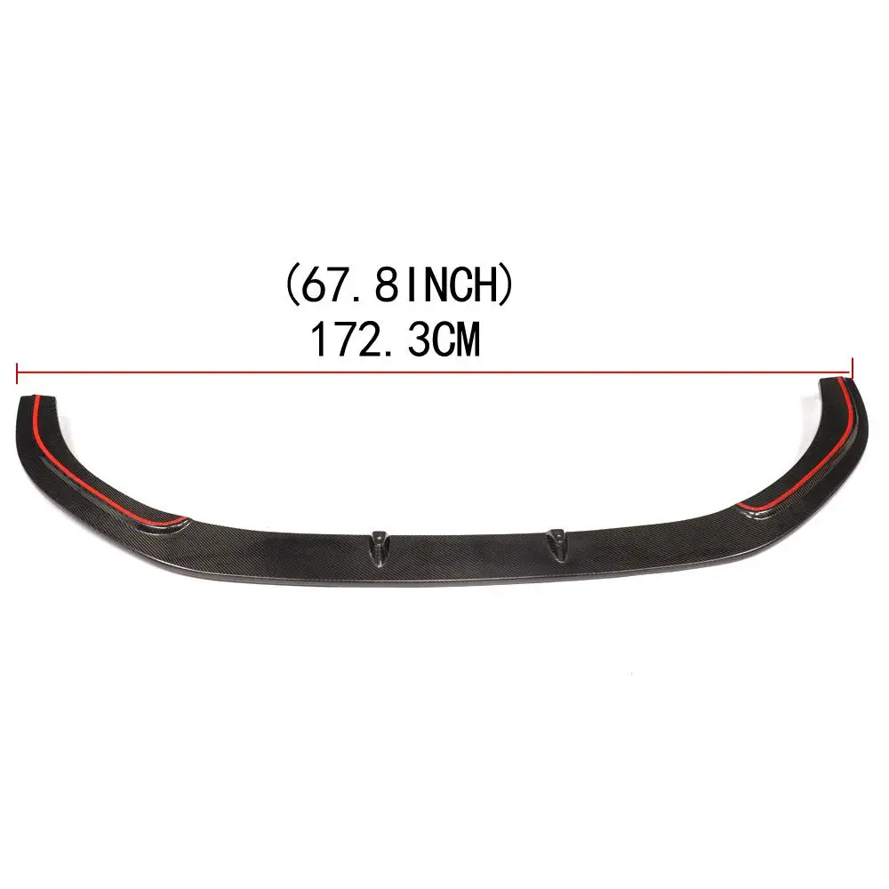 Car Front Bumper Lip Spoiler For Volkswagen VW Golf 7 VII MK7 GTI 2014-2016 Diffuser Carbon Fiber / Black FRP | Автомобили и