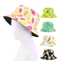 hat female summer outdoor sunshade hat sun hat fisherman hat travel printing basin hat sun hat