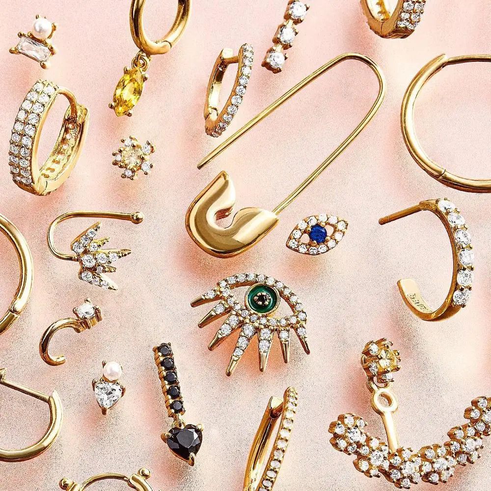 Женские серьги подвески с кристаллами элегантные висячие искусственным