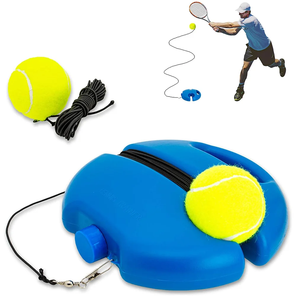 

Тренировочный инструмент Solo для тенниса, инструмент для тренировок, с эластичной веревкой и шариком, спарринговый, Самонастраивающийся, дл...