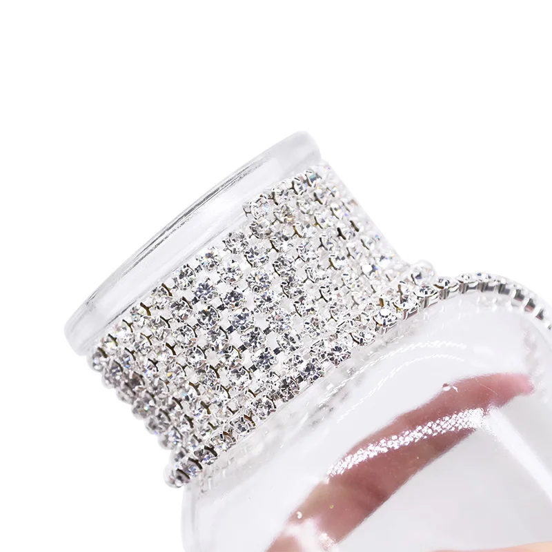 5 м/шт. 2 3 мм широкий черно белые стразы AB Crystal цепи стекло цепочка с подвеской в