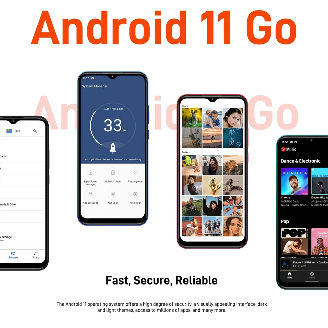 DOOGEE X96 смартфон с четырёхъядерным процессором ОЗУ 2 Гб ПЗУ 32 ГБ 5400 мАч Android 11
