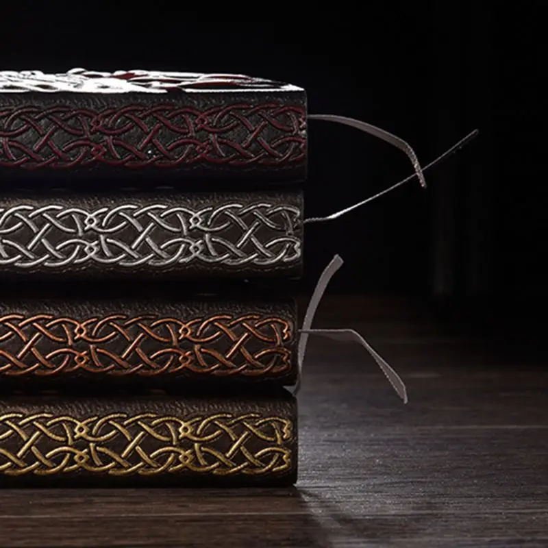 Индийская девушка с тиснением A6 кожаный блокнот дневник Notepad дорожный