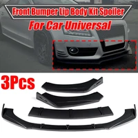 new universal car front bumper splitter lip body kit spoiler diffuser for audi a5 sline s5 rs5 09 16 for bmw for benz for mazad