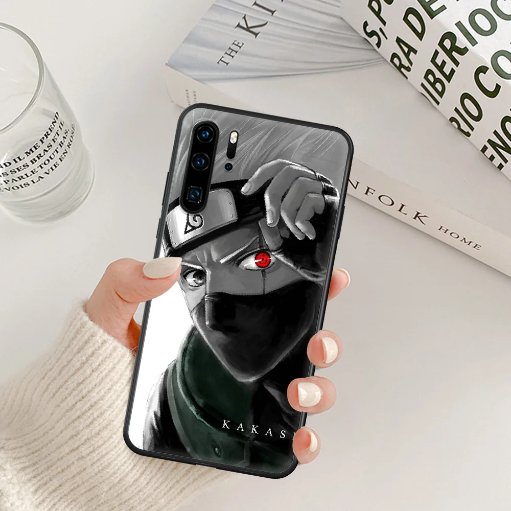 

Anime Naruto Sasuke Uzumaki Phone Case For Huawei P Mate Smart 10 20 30 40 Lite Z 2019 Pro black Back Fashion Cover Silicone