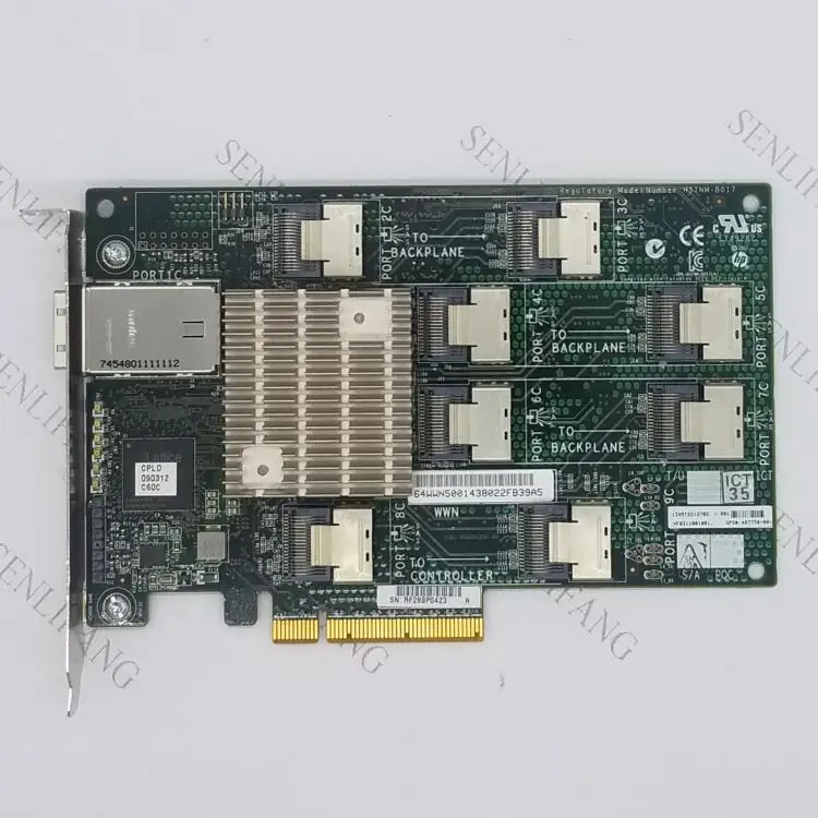 468406-B21 468405-001 468405-002 487738-001 аккумулятор большой емкости 24 отсека 3GB SAS расширитель карты для DL380G6 G7 ML370G6 хорошо протестированы Восстановленное