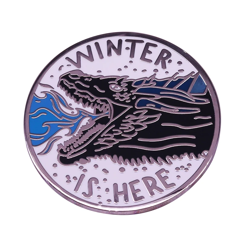 Зимняя ледяная булавка популярная культура украшения для ТВ-шоу | Украшения и