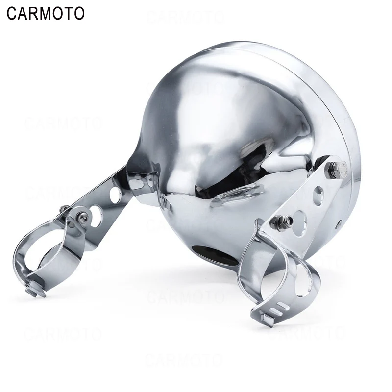 1pcs 7 Inch DOT SAE E9 Motorcycle Headlamp with angle eye Led Headlight 7inch housing bucket trim ring for Touring Electra Glide