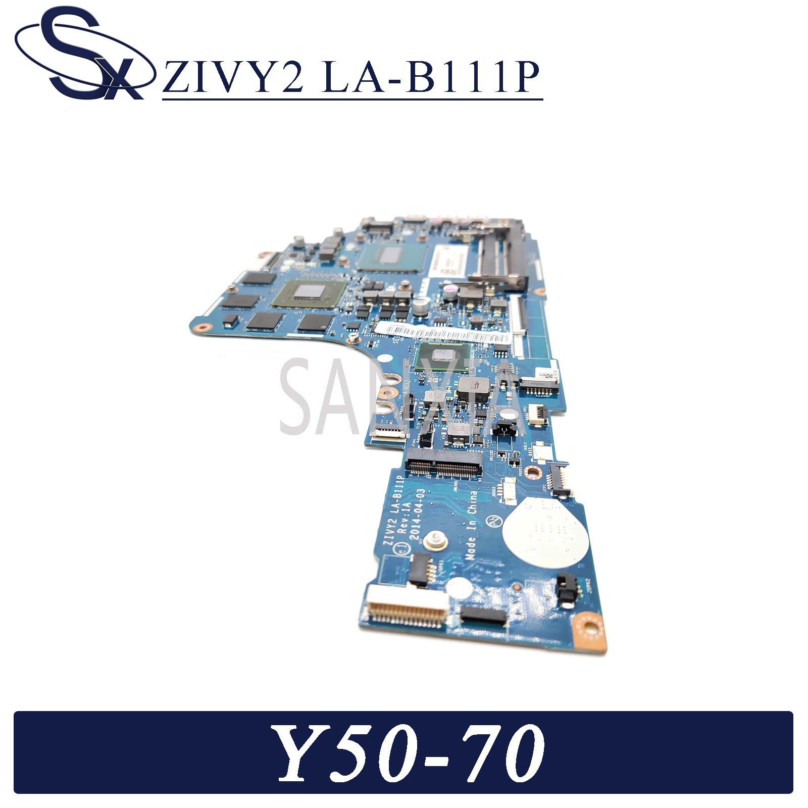 KEFU ZIVY2 LA-B111P материнская плата для ноутбука Lenovo Y50-70 оригинальная I7-4720HQ/4710HQ GTX960M-2GB |