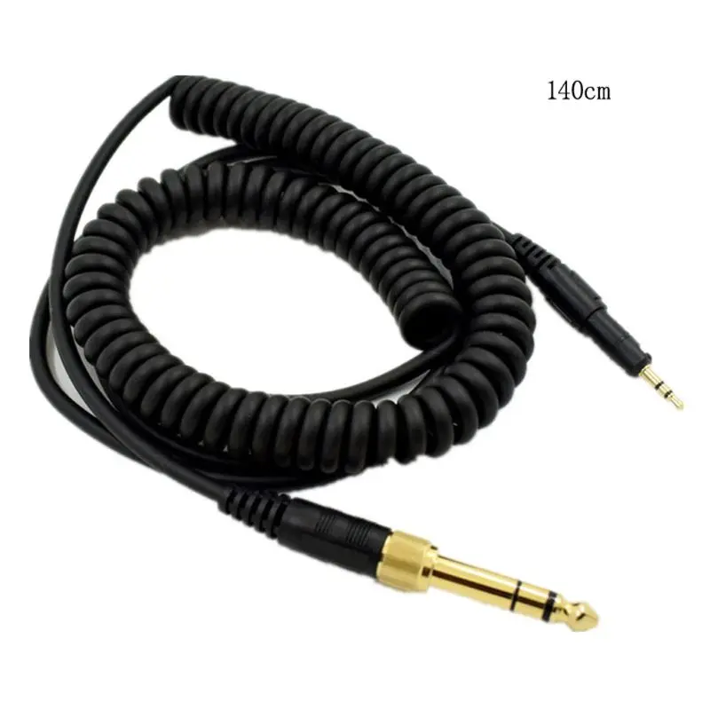 

1 Pc Headphone Spring Cable Cord Line for ATH-M50x ATH-M40x HD518 HD598 HD595 Headset