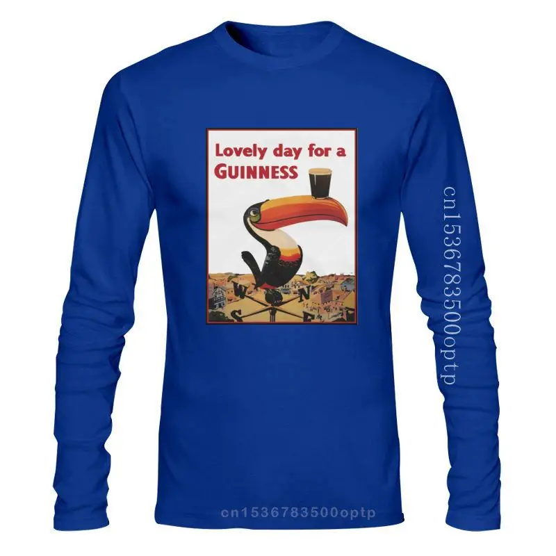 

New Lovely Day For A Guinness Vintage Beer Ads Unisex T Shirt Harajuku Tops Fashion Classic Tee Shirt