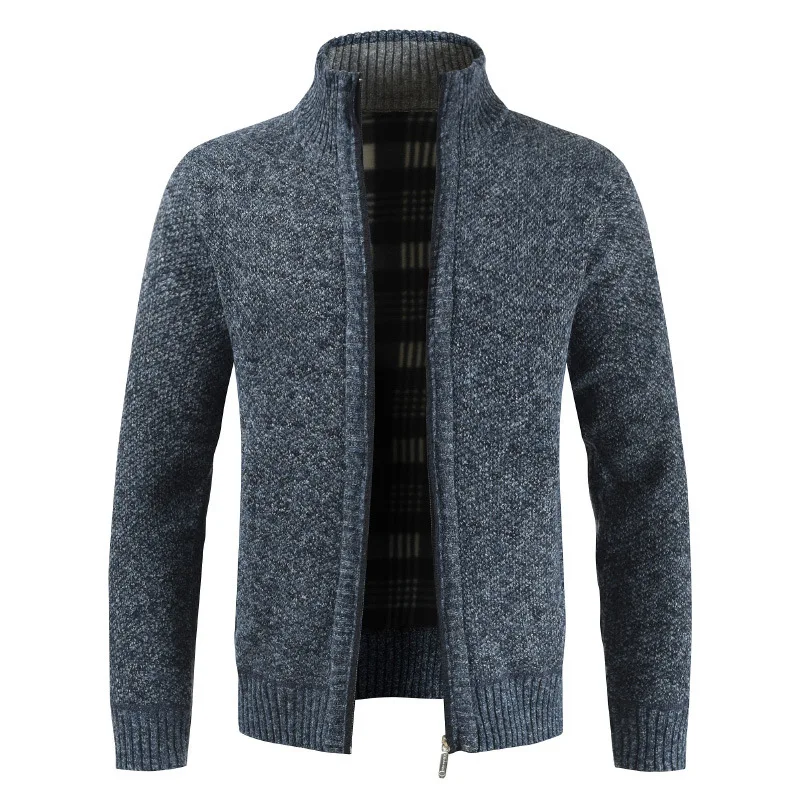 

Sweater Men Autumn Winter Cardigan Sweater Coats Male Thick Fleece Mens Sweater Jackets Casual Knitwear Clothing M-4XL MY273
