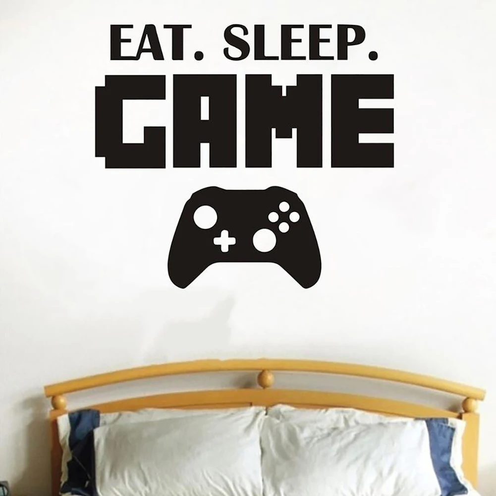 

Carved Game Console Wall Sticker Powerful Beautification PVC Material Game Machine Handle Carved Wall Stickers Have Own Pursuit