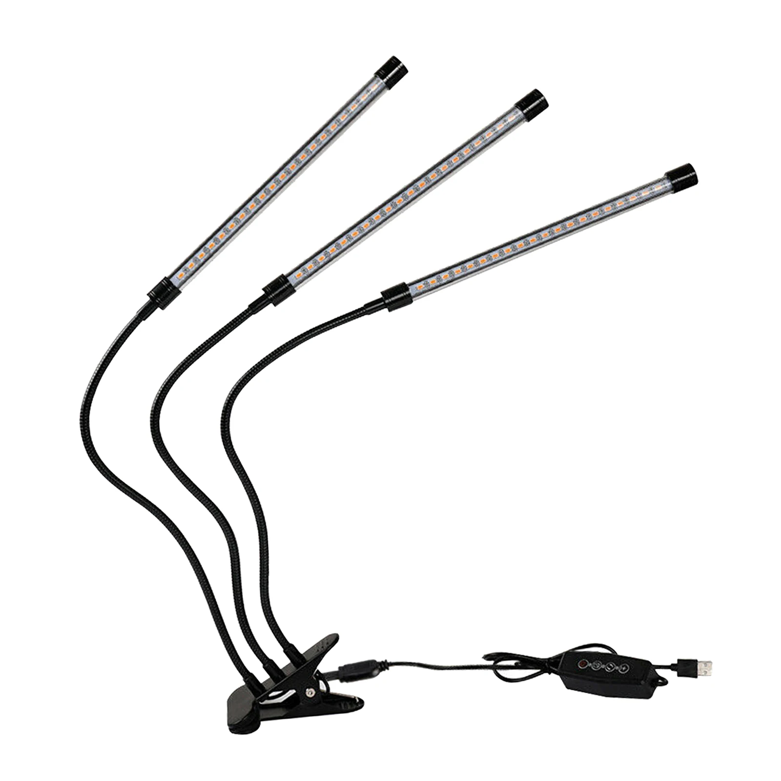 

30W LED Grow Light Full Spectrum Hydroponic Indoor Plant Growing Lamp 3 Head