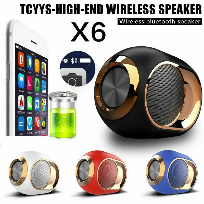 2020 TCYYS-X6 Bluetooth аудио беспроводной двойной динамик-108 дБ HiFi портативный стерео звук