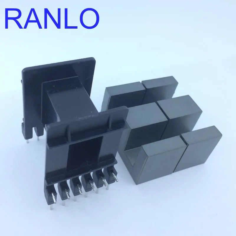 Горизонтальная неизолированная катушка EE4220 6 + 6pin TDG TP4 PC40 магнитный ферритовый