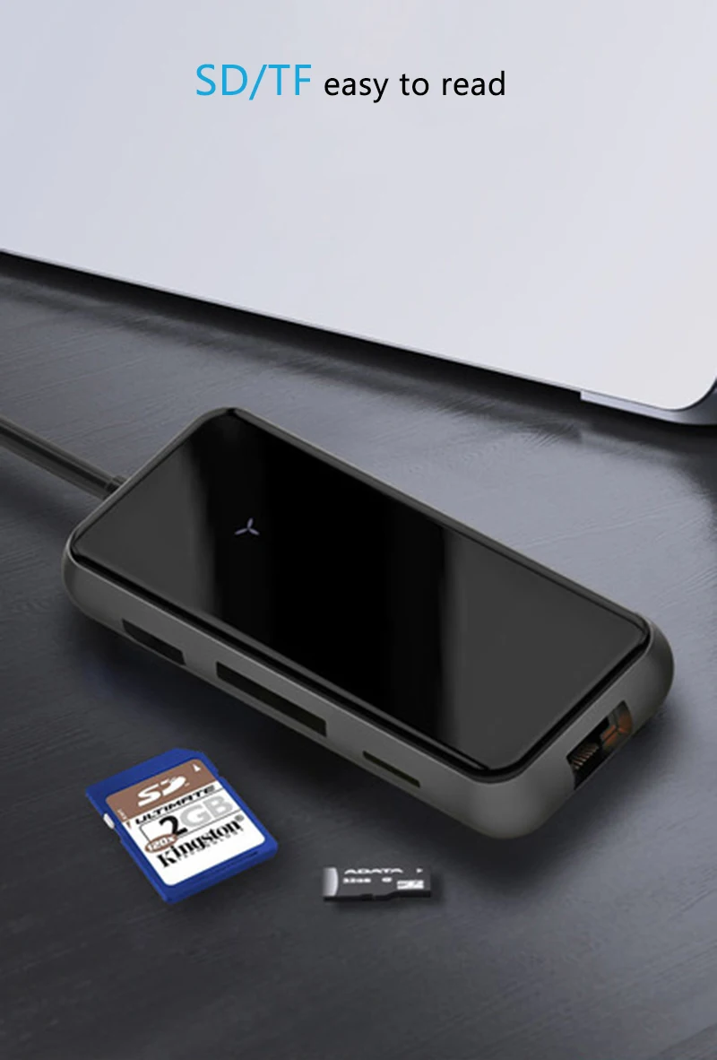 USB C док-станция для ноутбука USB 3,0 HDMI RJ45 PD SD/TF USB концентратор для ноутбука Macbook Pro hp DELL поверхность lenovo samsung док-станция