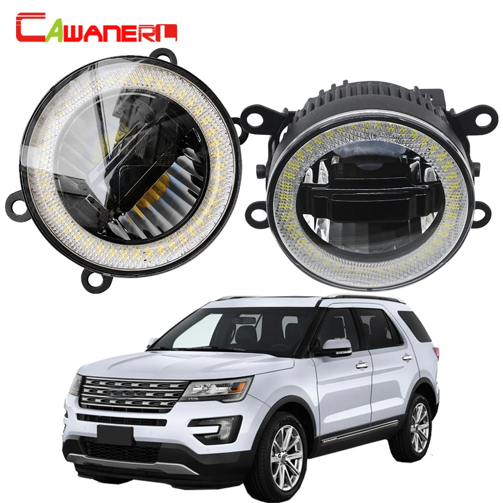 Cawanerl для Ford Explorer 2011 2012 2013 2014 автомобиля светодиодный лампы Противотуманные фары