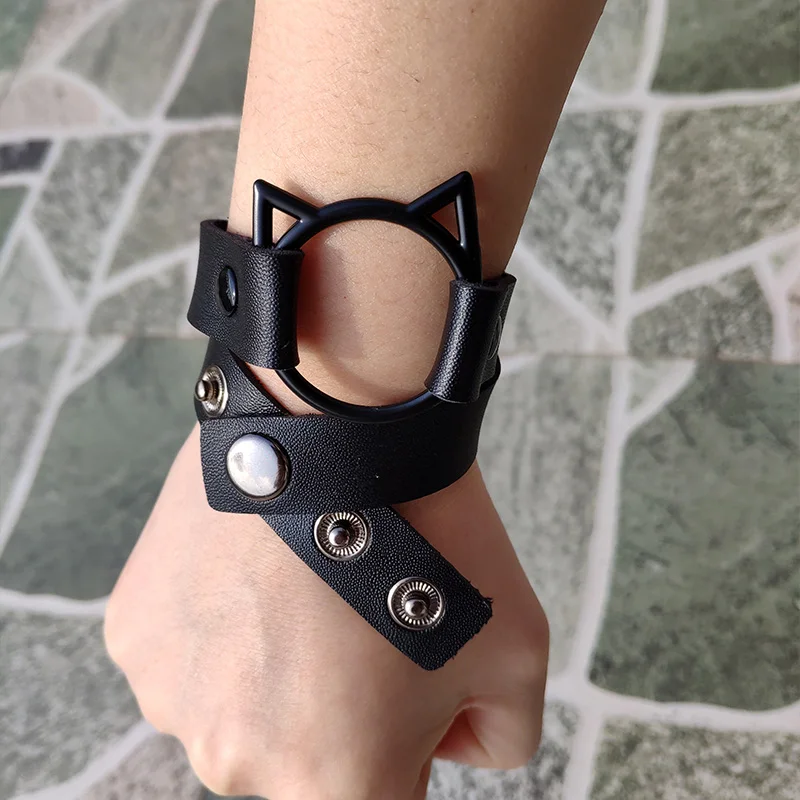 2021 популярный чокер в стиле Харадзюку панк колье из искусственной кожи ручной