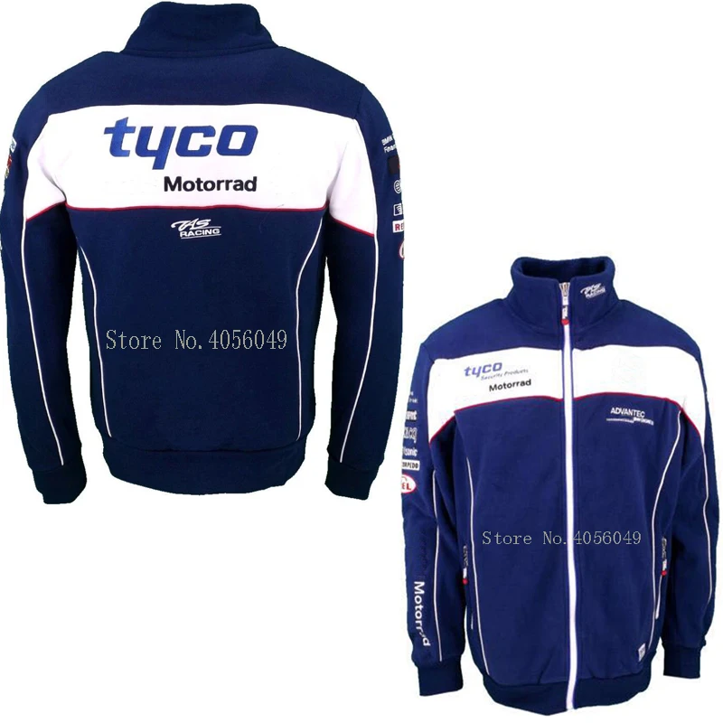 

For Bmw Tyco Motorrad Motorcycle Racing Team Men's Clothing Keep Warm Hoodies Moto Sweatshirts Winter Sports Jackets