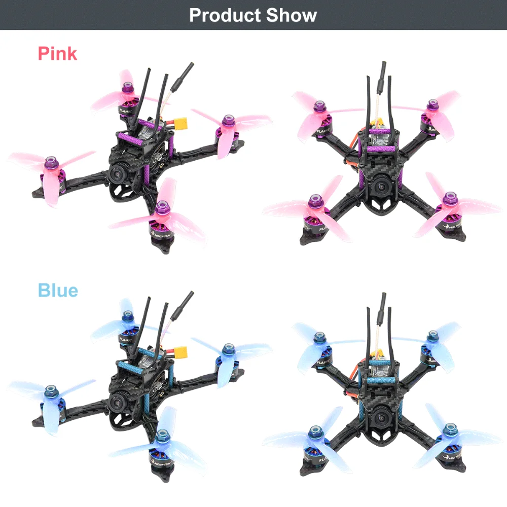 HGLRC XJB145 FPV BNF гоночный Дрон 145 мм комплект из углеродного волокна для рамы OSD F4 Контроллер полета 1407 3600KV бесщеточный двигатель 28A 4в1 ESC