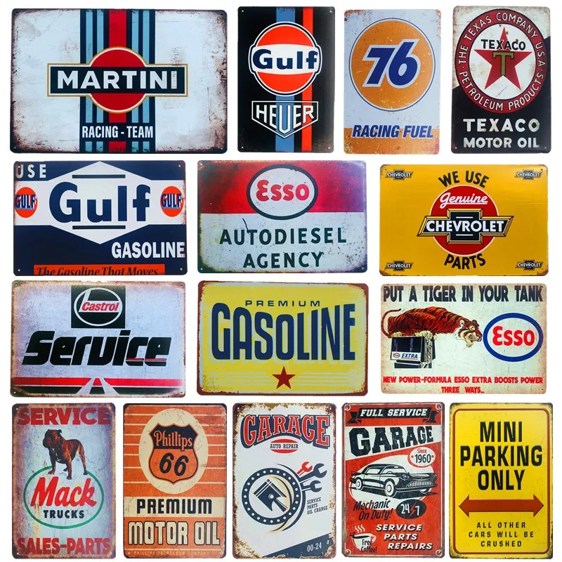 

Vintage Esso Pub Bar Decoration Metal Tin Signs Shabby Chic Home Decor Garage Plaque Wall Art Poster