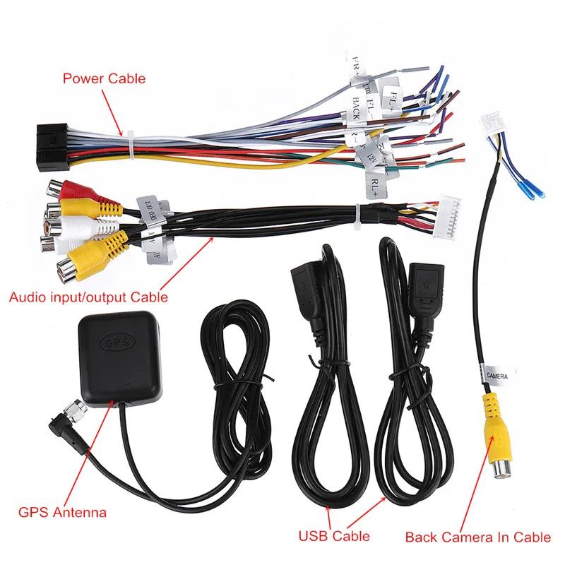 

10.1 inch Android 8.1 Car Radio Multimedia Player GPS Navigation 1+16G Touch Screen WIFI Car Stereo Radio FM 1 Din 360 Rotation