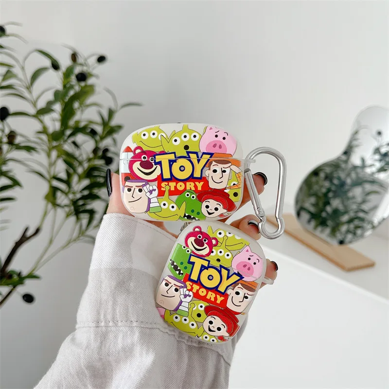 

New Toy Story Airpods Pro Case Aliens Buzz Light Year And Woody Pattern Anime Earphone Protection Cover Airpod 2 Accssories
