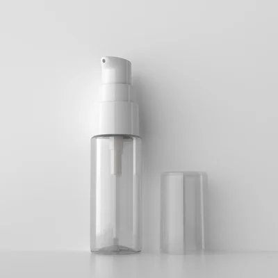 Clear Bottle White 20 мл белый пустой косметический контейнер с лосьон-крем с дозатором 20 г крем для ухода за кожей лечение бутылочки путешествия размер Макияж установка насос - Цвет: Clear Bottle White